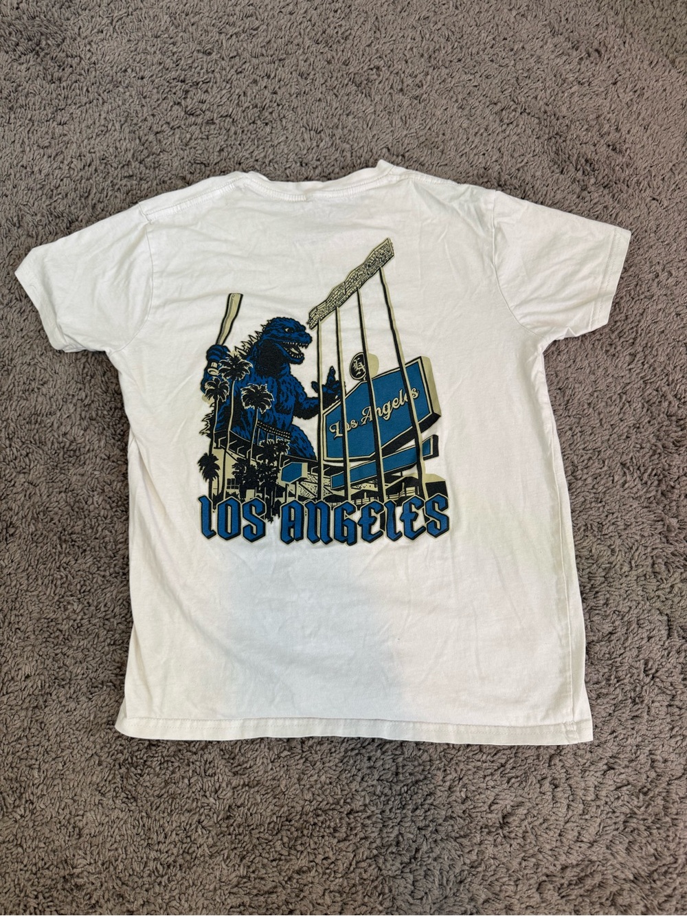 RSQ Dodgers Godzilla stadium Tee | sz L